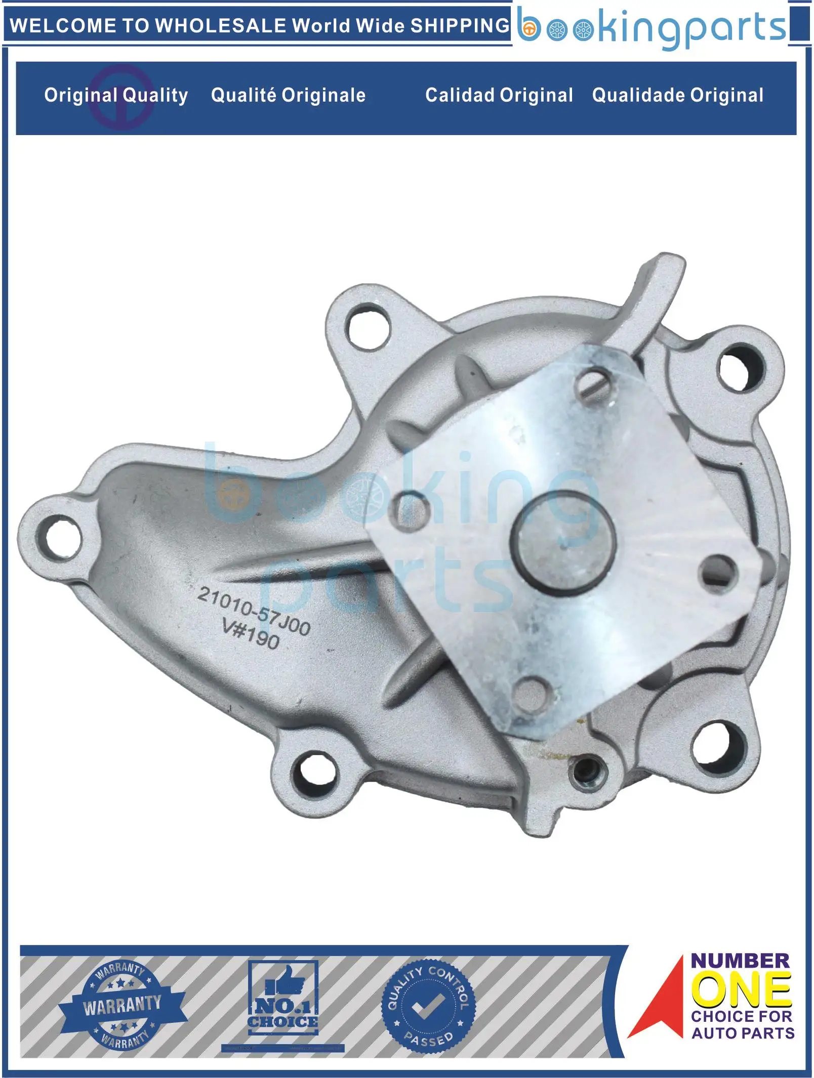 Водяной насос для NISSAN PRIMERA CD20 P11 90-02 2.0L SUNNY N14 90-00 VANETTE HC23 95-99 GWN-52A GWN52A 21010-57J00