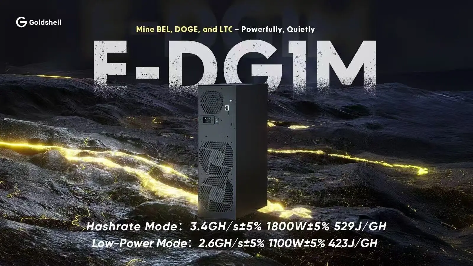 JE КУПИТЬ 2 ПОЛУЧИ 1 БЕСПЛАТНО НОВЫЙ Goldshell E-DG1M 3.4G 1800 Вт LTC & DOGE Coin Asic Miner В наличии с PUS