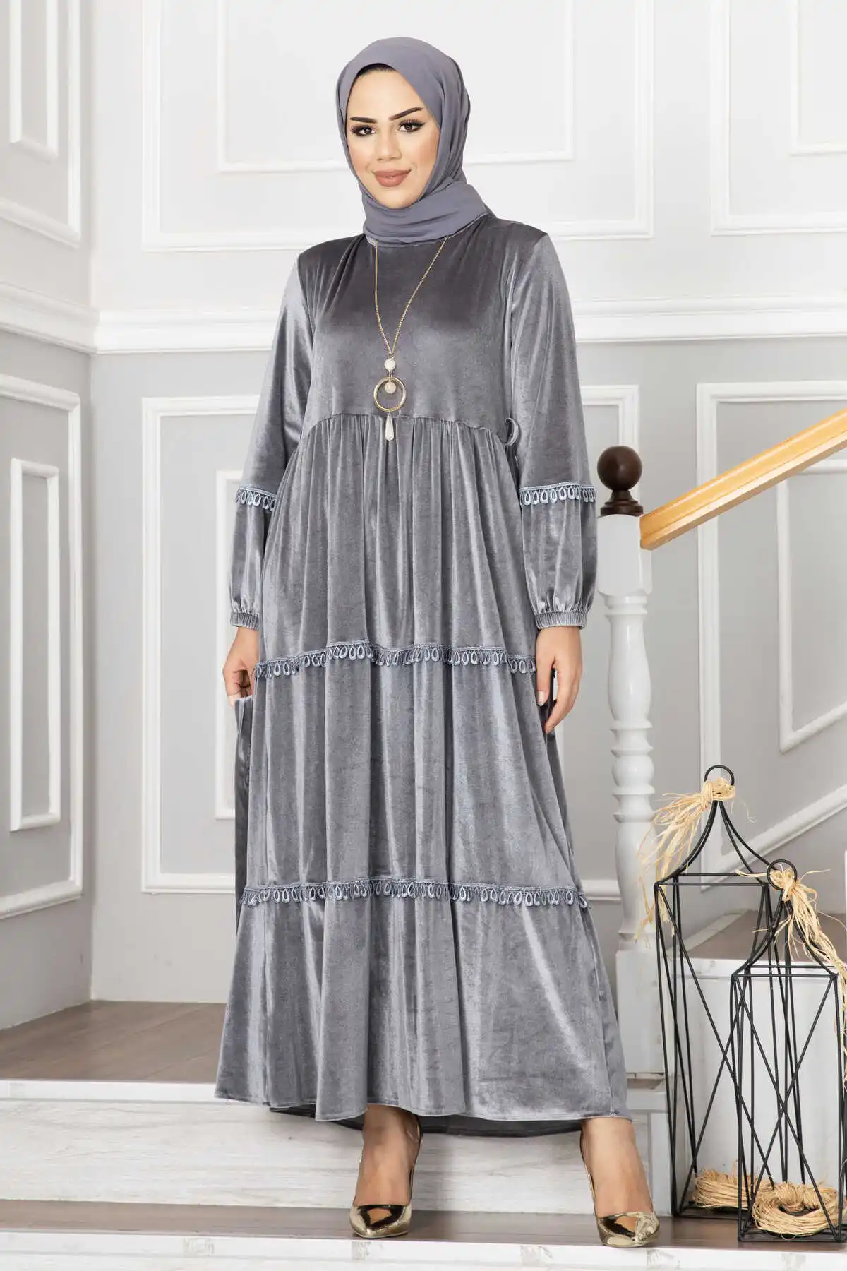 Lace Velvet Hijab Dress Abaya, Modest Clothing, Muslim Dress, Modest Dress, Abaya For women, islamic dress, muslim wedding dress