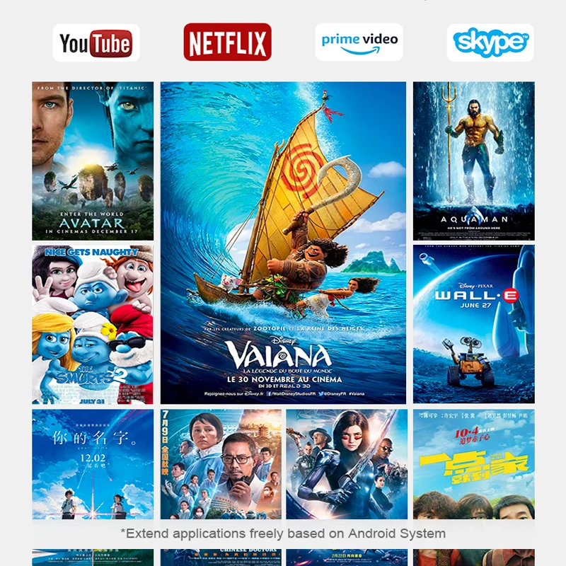 Мини-проектор Wanbo T6 MAX 4K 1080P Android 9 0 650ANSI лм 2 + 16 Гб