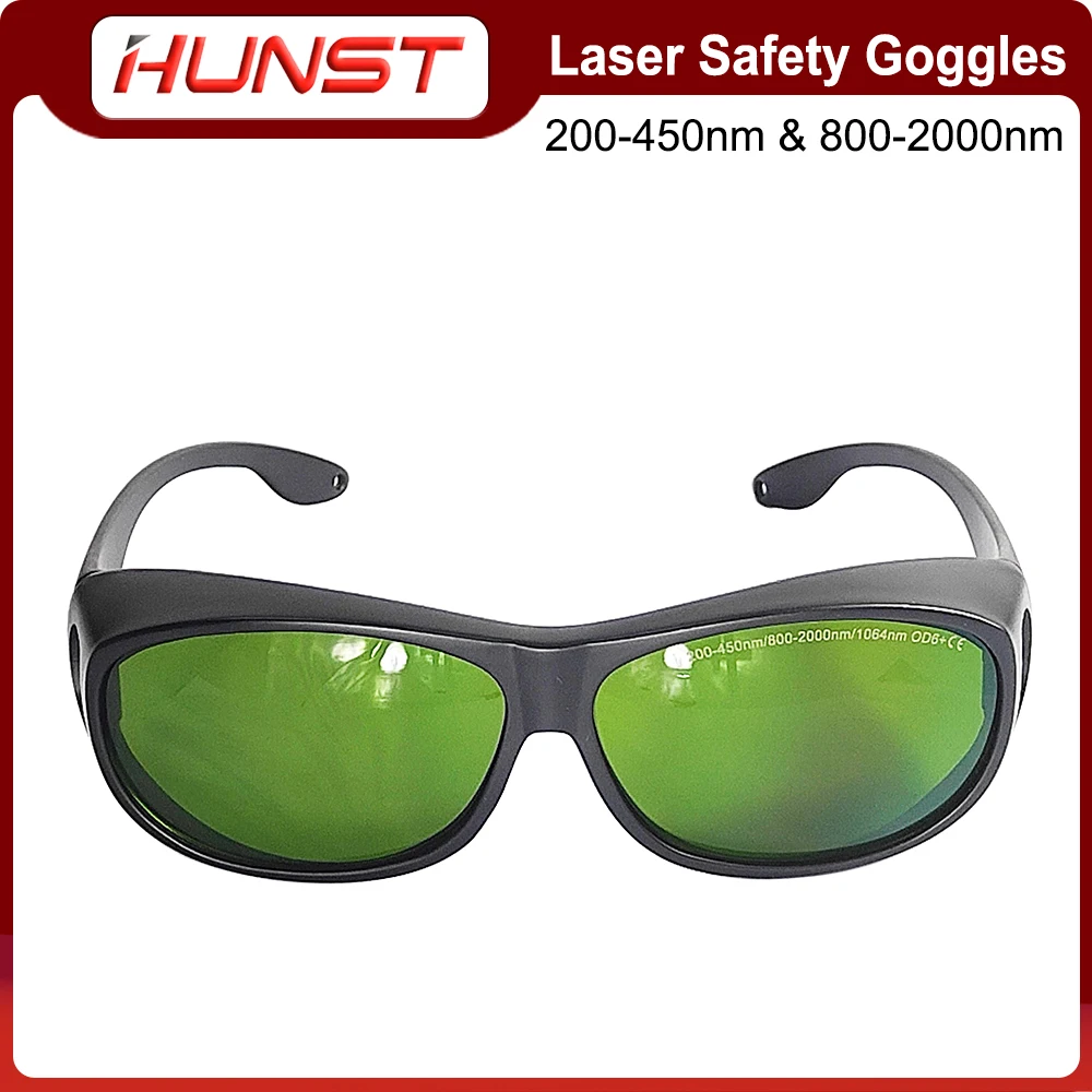 HUNST 200-450nm & 800-2000nm OD6 Laser Welding Cutting Protective Glasses 1064nm Infrared UV Laser Safety Goggles