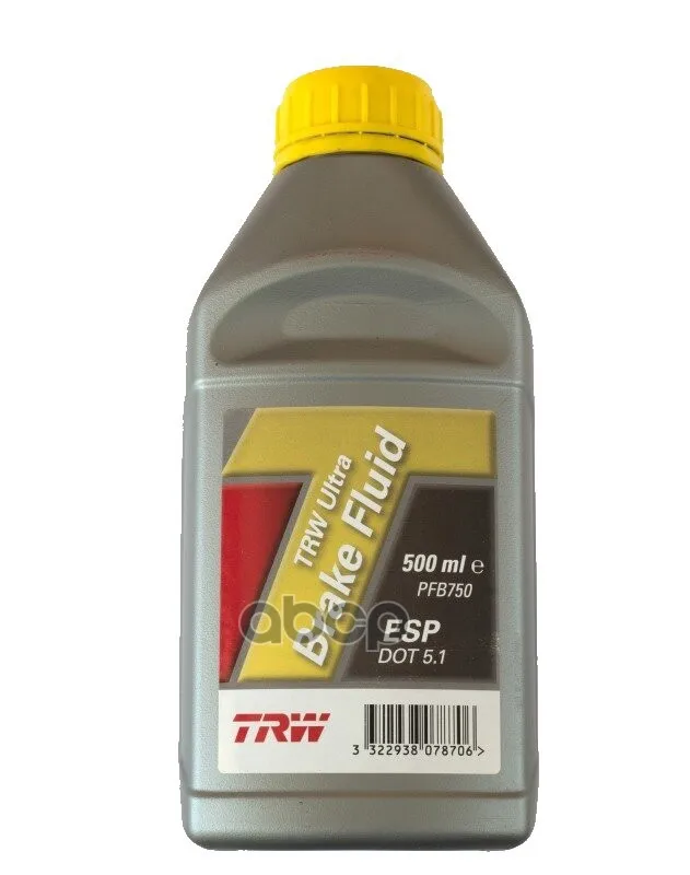 Жидкость Тормозная Dot 5.1, 1л, Для Авто C Abs Dot5.1 1l TRW арт. PFB501SE