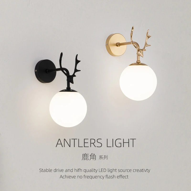 

Современные настенные светильники, железная стеклянная лампа для гостиной, настенная лампа для коридора, украшение для спальни