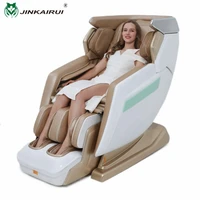 jinkairui lcd zero gravity massage chair electric heating recline full body airbags upgrade intelligent 4d massager office home
