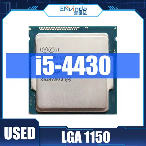 Оригинальный б/у процессор Intel Core i5 4430 3,0 ГГц 6 Мб разъем LGA1150 четырехъядерный процессор I5-4430 поддержка материнской платы H81