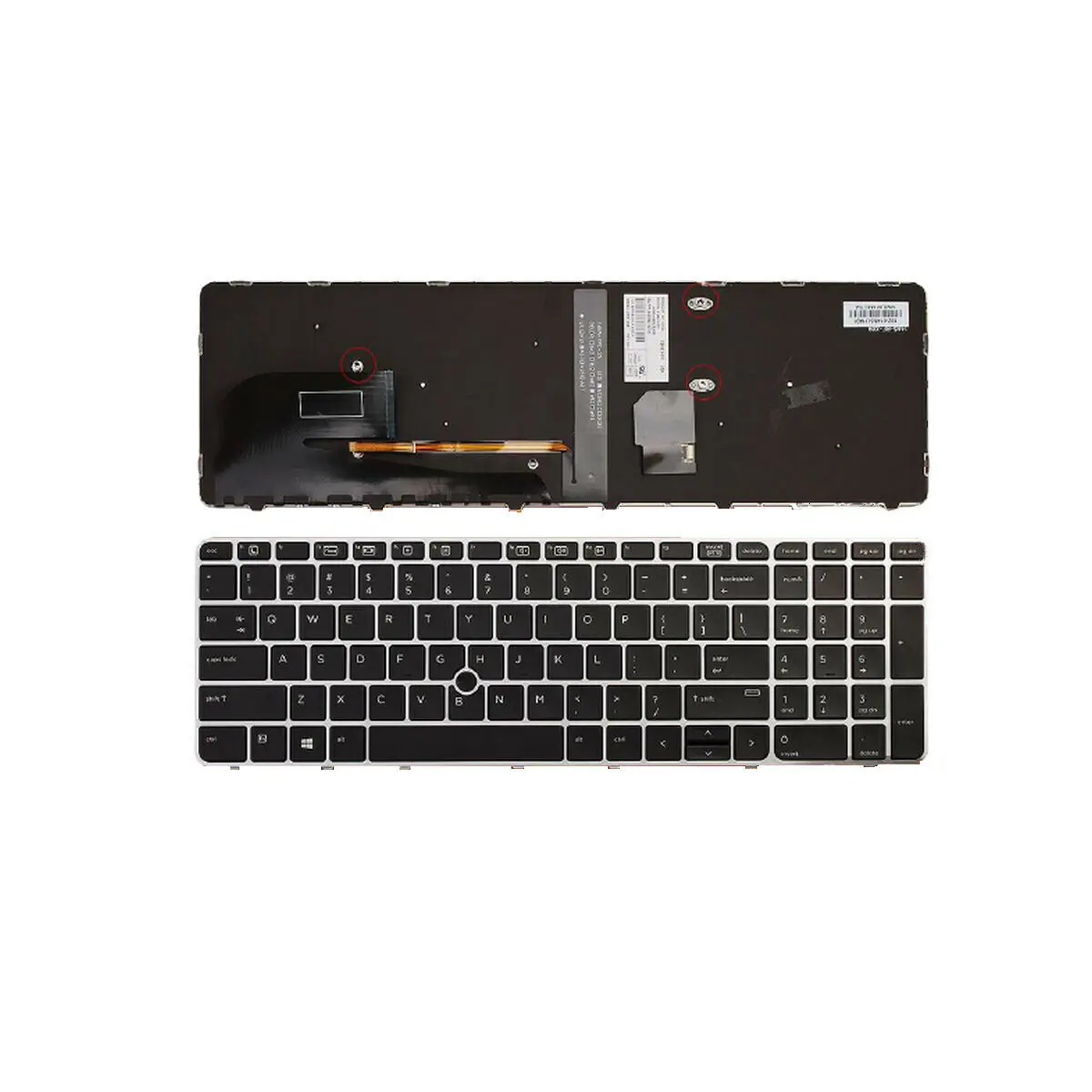 

New US Layout Keyboard For HP EliteBook 755 G3 850 G3 850 G4 ZBook 15u G3 G4 No backlight