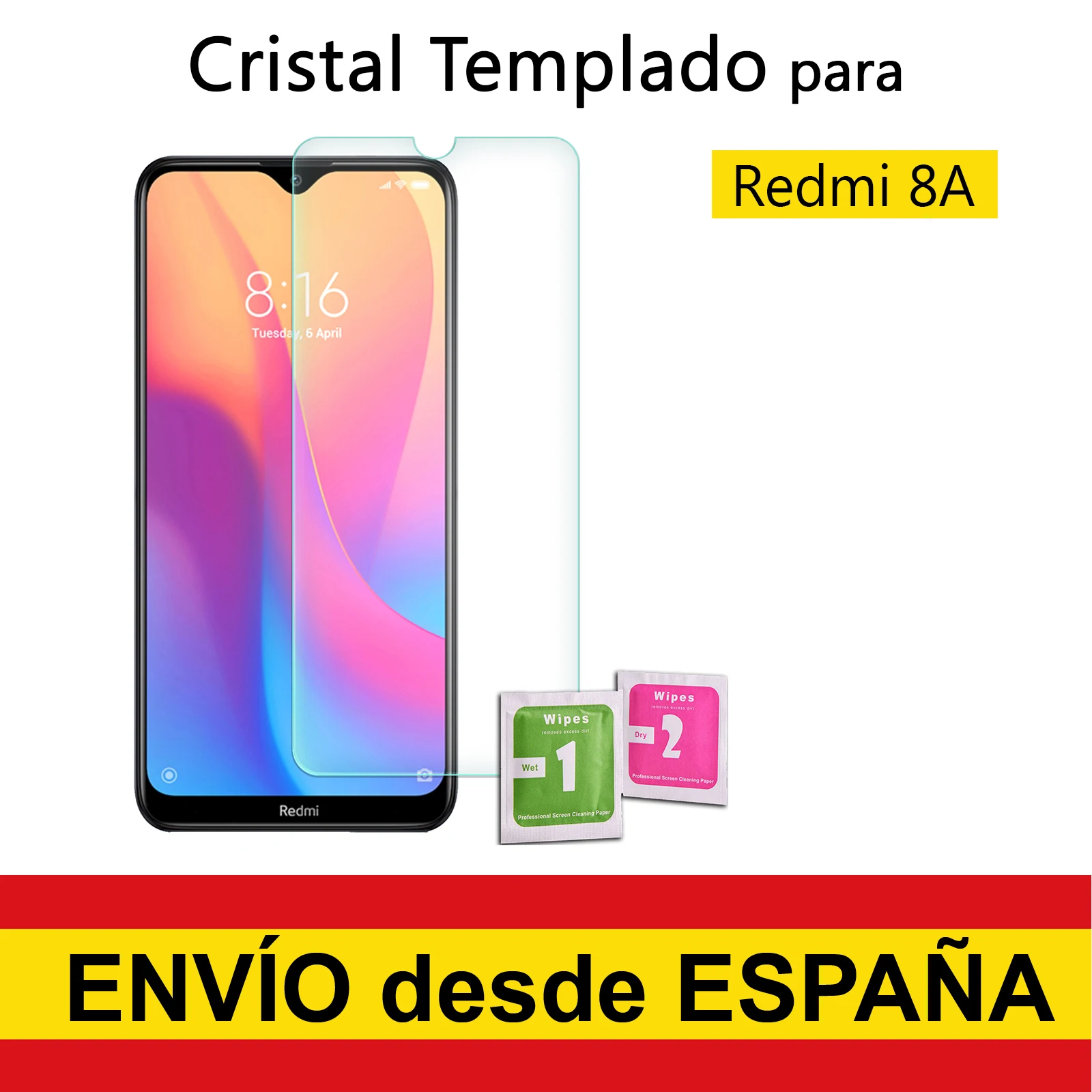 Tempered Glass Screen Protector for XIAOMI REDMI 8A Premium Quality 9H 0.33mm