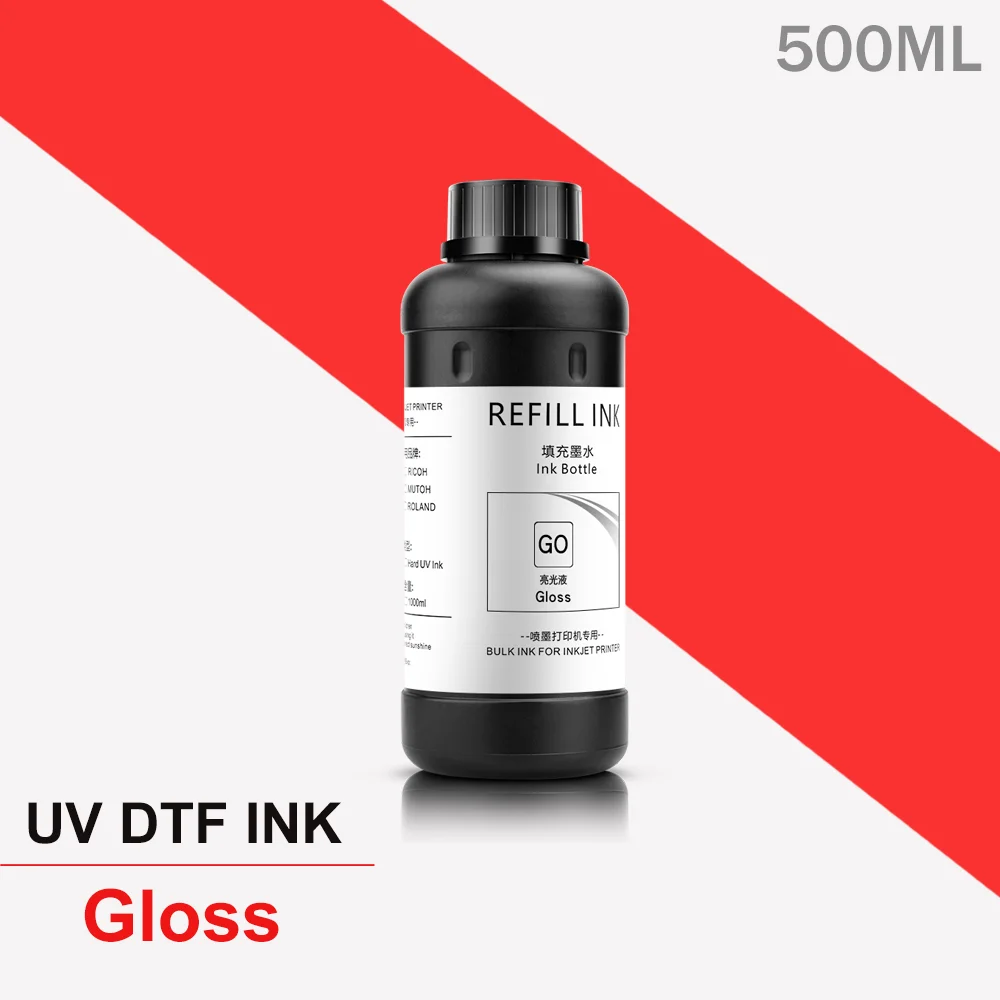 500 мл/бутылка УФ-лак для UV DTF чернила пленка A B кристальная наклейка принтера DX4 DX5