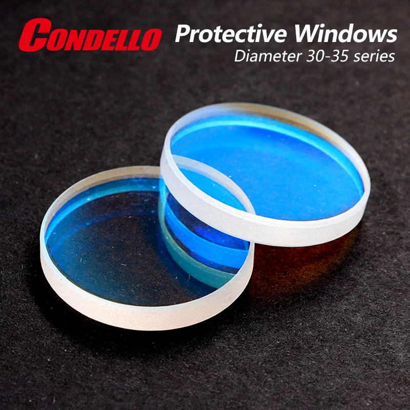 

Condello Laser Protective Lens D30-D35 Silica Protection Windows for Precitec Raytools WSX Fiber Cutting Welding Machine Head