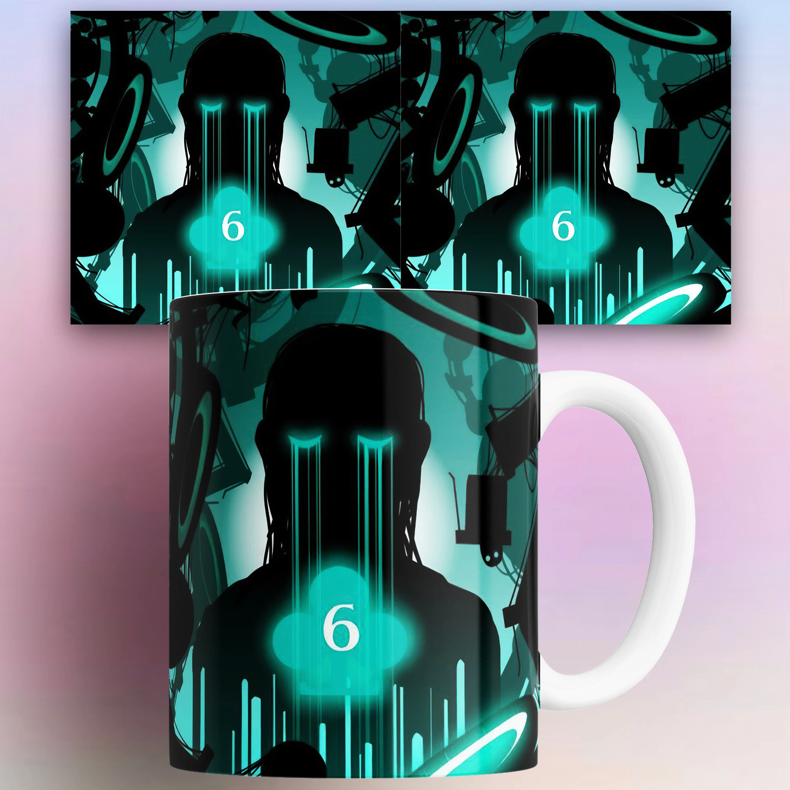 Кружка 13 карт Земля королей Зонтик 330 мл