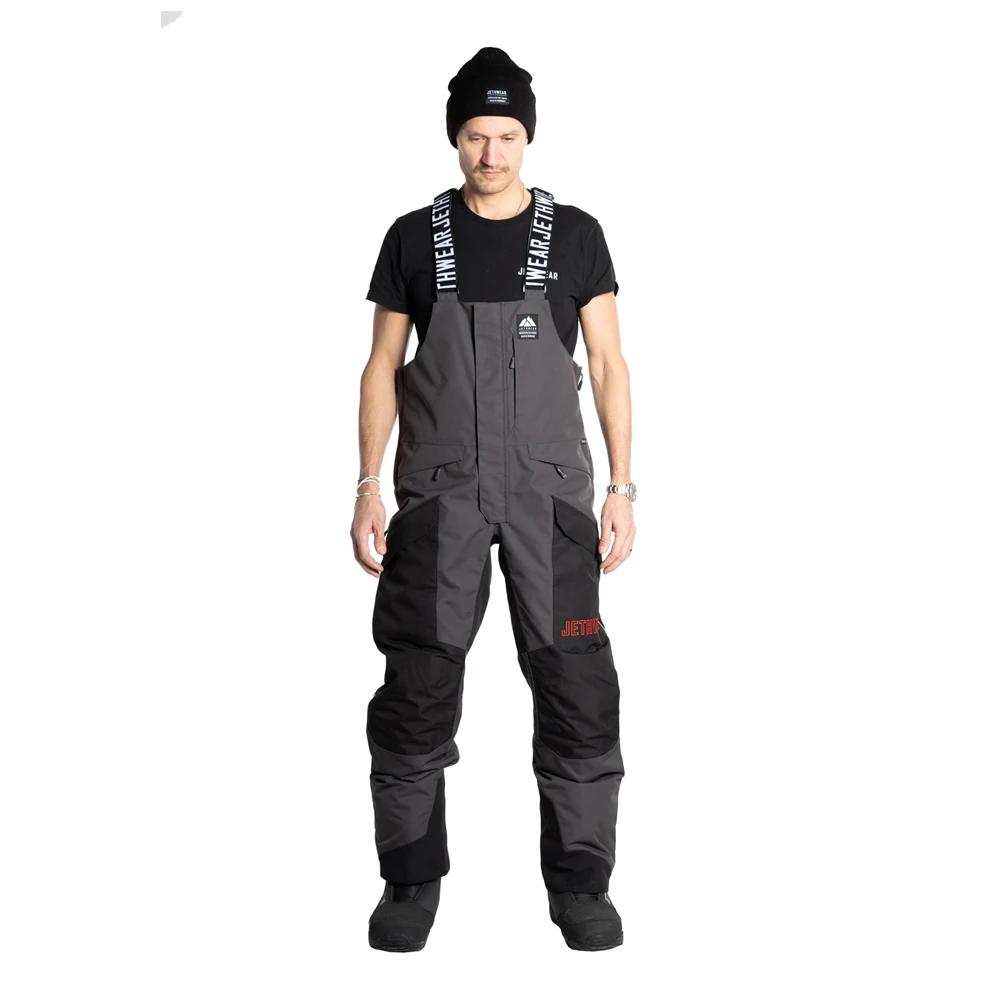 Полукомбинезон Jethwear Treeline Bib с утеплителем Black/Grey/Red L J24221-025-L