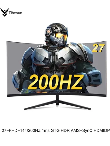Игровой монитор Tlhesun 27", IPS, 1920x1080, 144/165/200 Гц