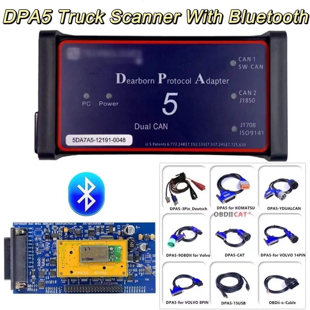 

DPA5 Dearborn портокол адаптер 5 сверхмощный сканер для грузовиков Bluetooth/USB