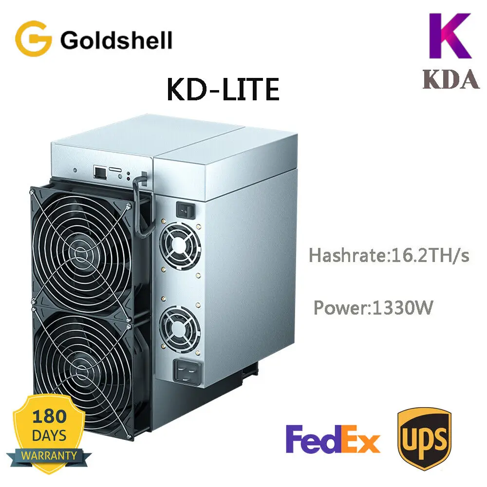 

Goldshell KD LITE KDA Kadena Miner 16.2T/S 1330W Coin Asic