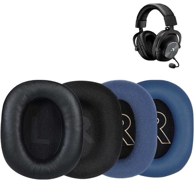 

Replacement Earpads Cushion for Logitech G Pro X Headset Headphones Leather Earmuff Ear Cover Earcups