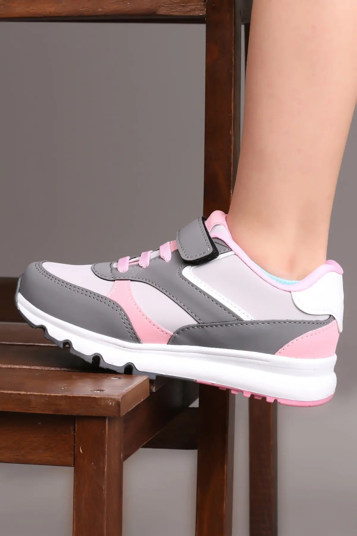 Kids Pink Blue Anatomical Sole Casual Sneakers Non-Slip Sole Comfortable Casual Walking Run New Year Fashion Unisex Shoes