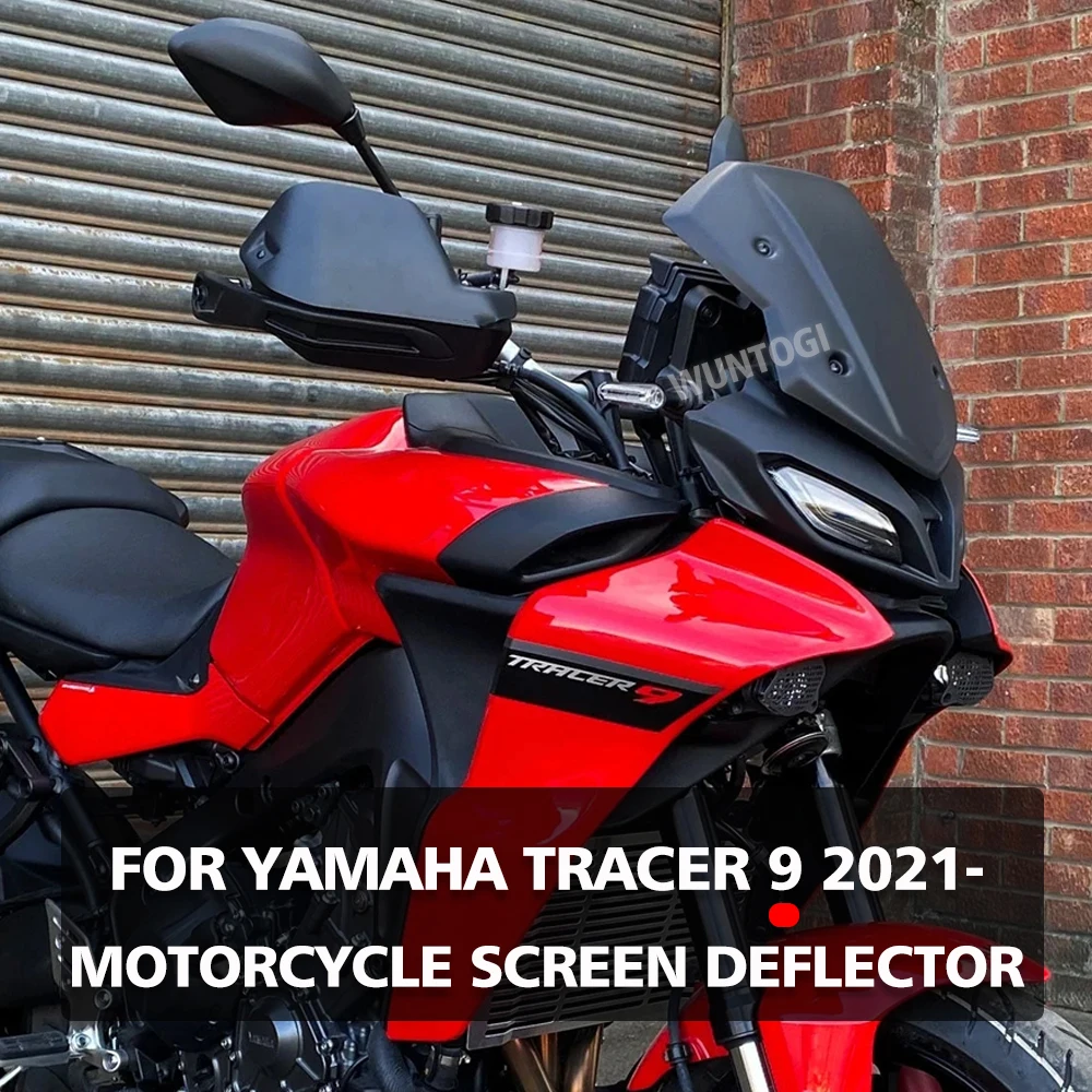 

Ветрозащитный экран для лобового стекла мотоцикла YAMAHA TRACER 9 GT, дефлектор экрана, спойлер, протектор, трассировщик 9 2021-2022
