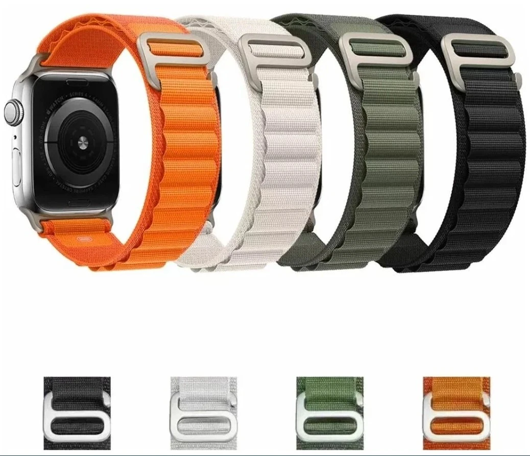 Ремешок альпийская петля для apple. Ремешок ультра alpine loop. Iwatch ultra. Apple watch ultra starlight alpine loop. Альпийская петля вотч ультра.