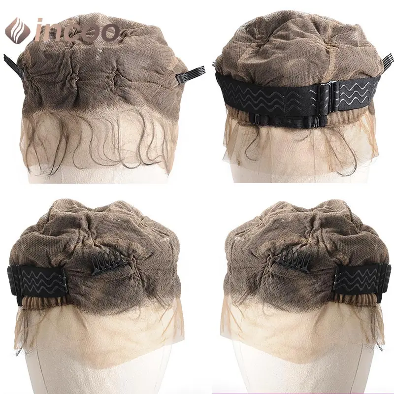 Синтетические кружевные передние парики Короткие косички с крючком 360