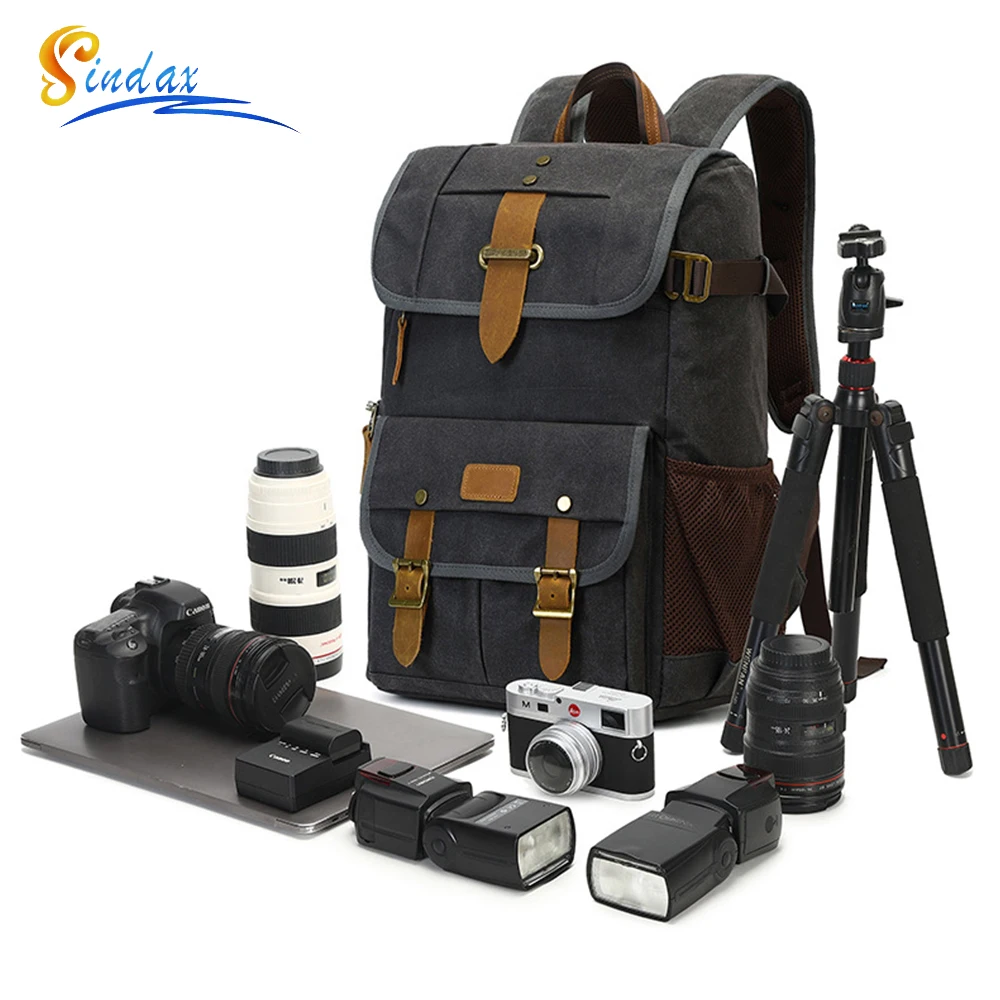 Outdoor Shoulder Photography Bags Waterproof Large Capacity 