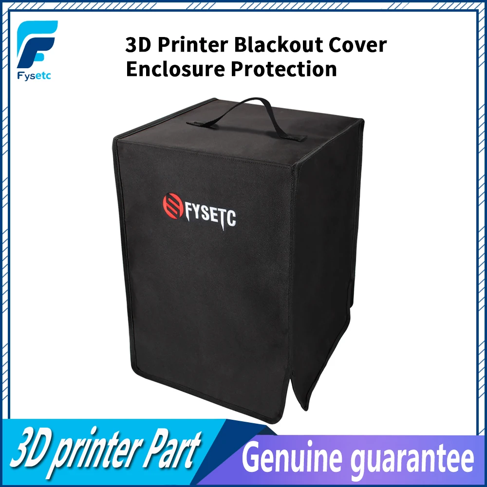 FYSETC 34x34x53cm Nylon Printer Dust Cover Protector Waterproof Chair Table Cloth For 3D Printer Blackout Cover Enclosure loading=lazy