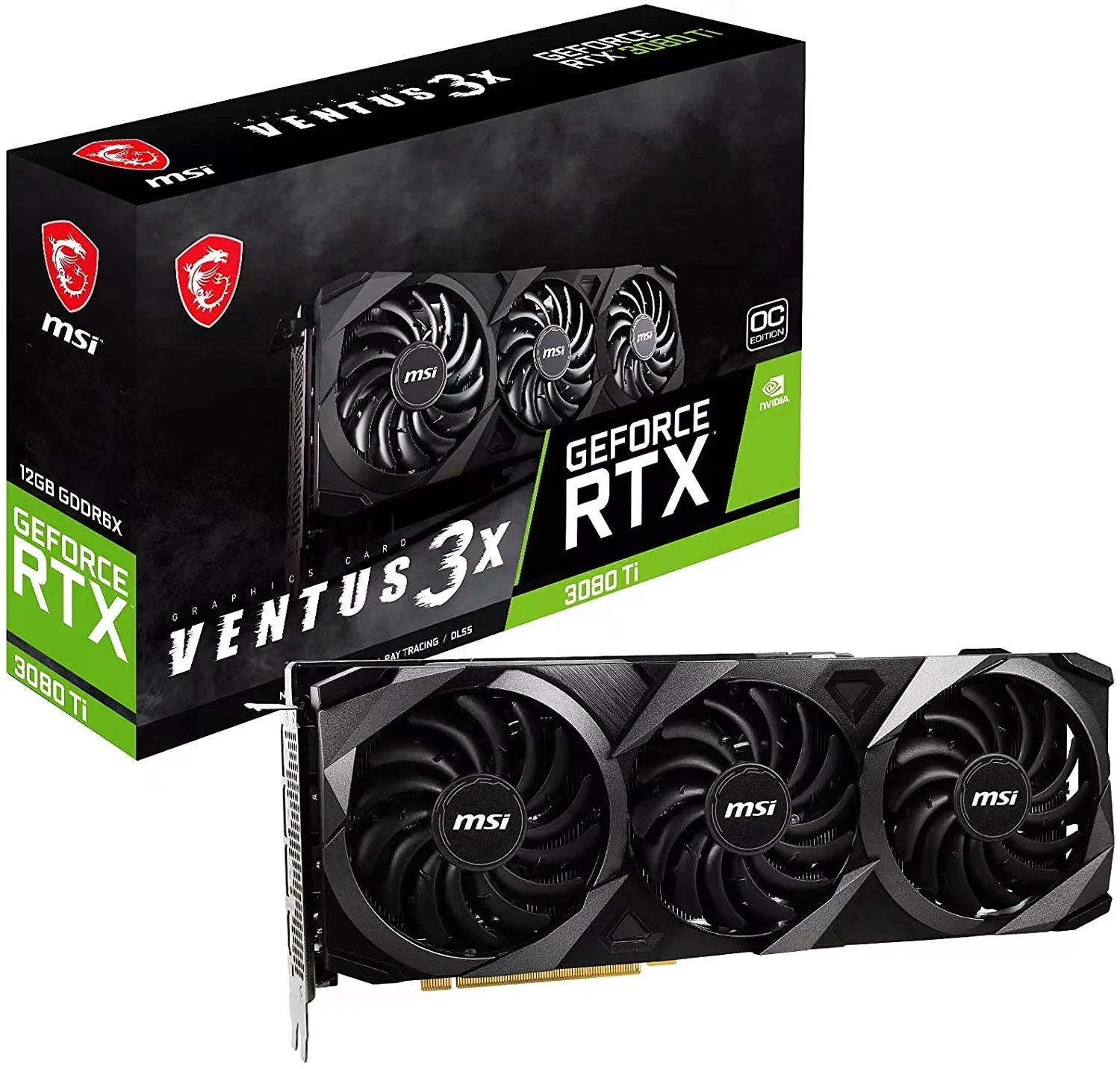 

Best Deal Buy 2 Get 1 Free Geforce rtx 30series Graphics CardMSI 3080ti Magic Dragon 12GB 384bit Gaming Card