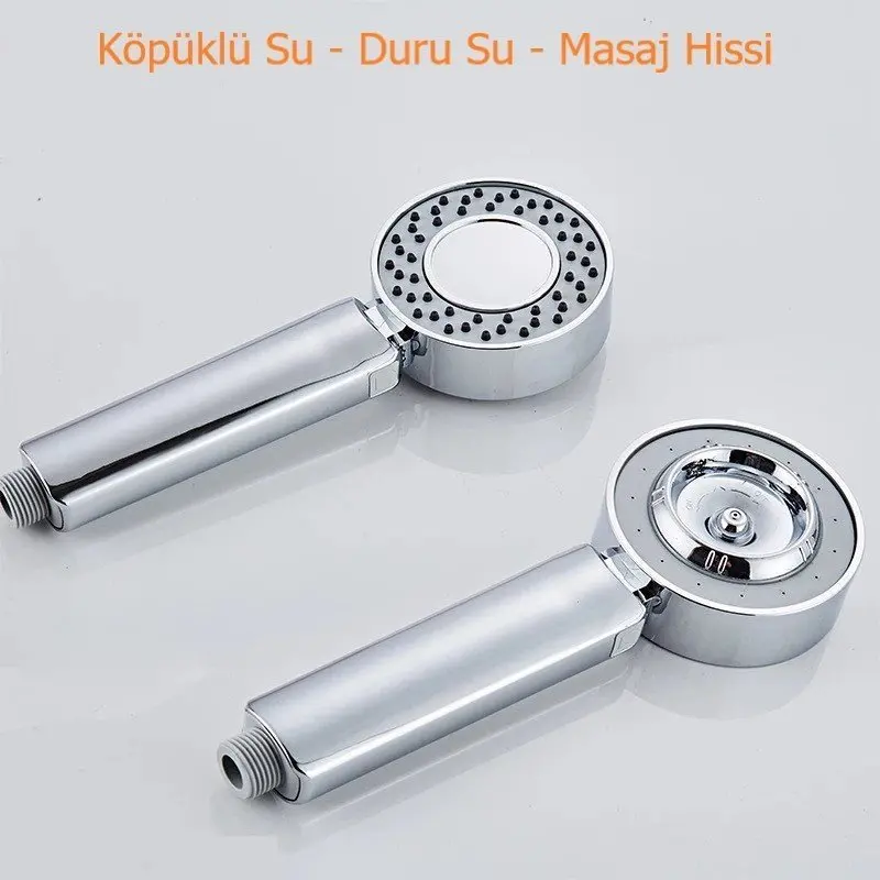 

Double Sided 3 Function Shower head Sparkling Water Feature