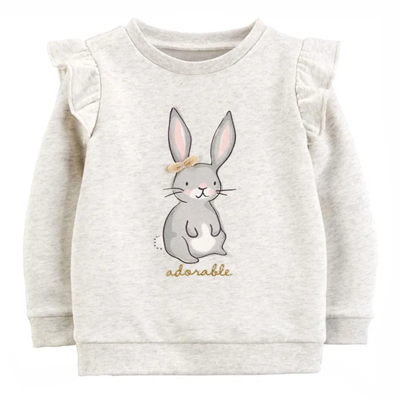 

Brand Quality 2023 Terry Cotton Kids Clothes Girls Sweater Hoodies Clothing Baby Girl Clothes Kids Stich Sweatshirts Blouse Tee