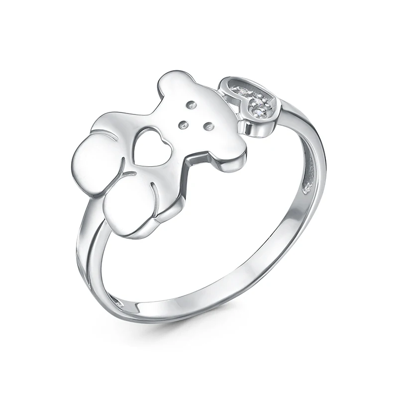 Кольцо из серебра с фианитами ЯХОНТ Ювелирный Арт. 2728695 р. 17