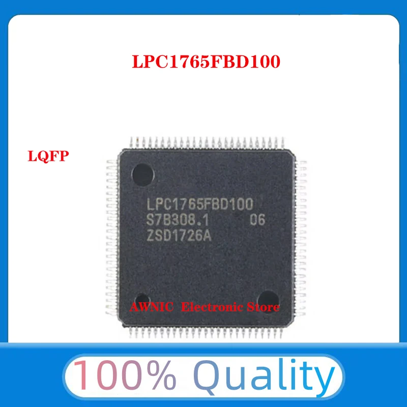 

100% новый микроконтроллер LPC1765FBD100 MCU 32-битный микроконтроллер LQFP100 чип ARM