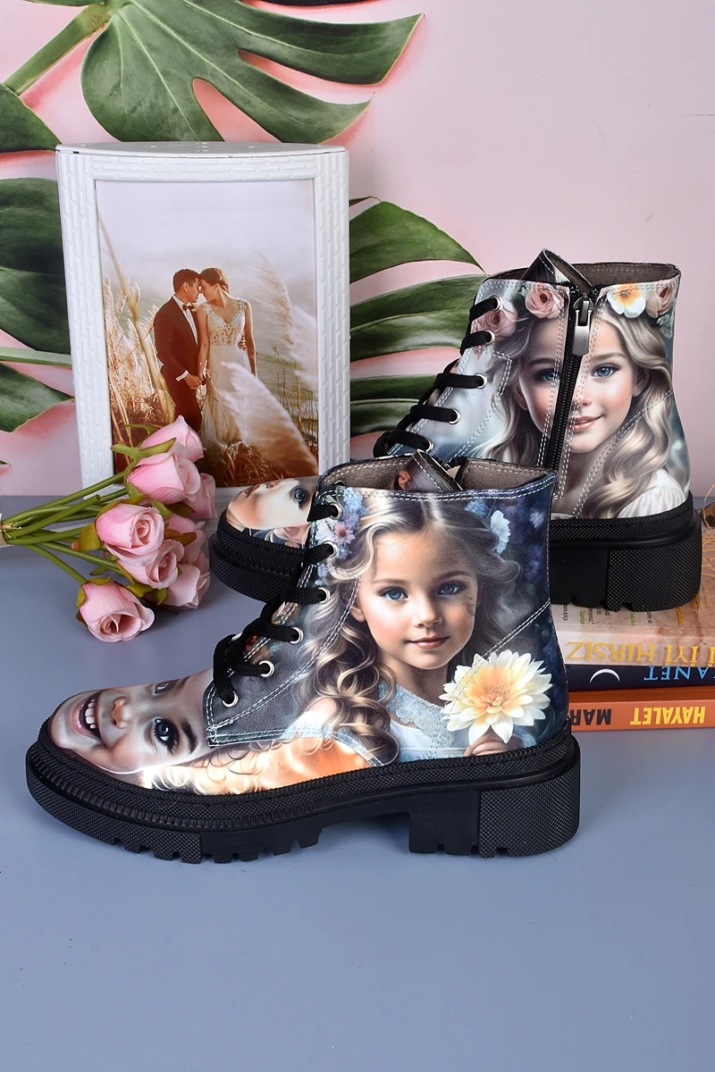 8034 милые женские ботинки