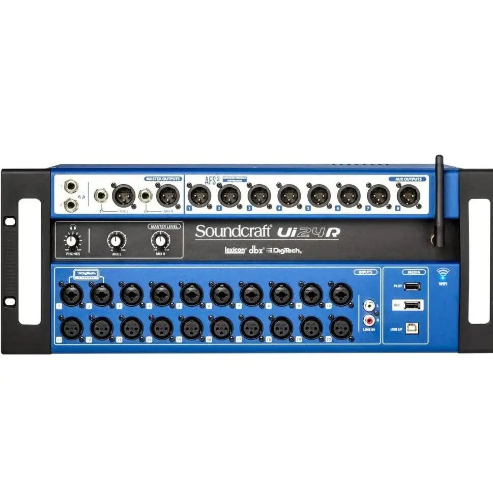 

Скидка, Soundcraft Ui24 цифровой микшер с дистанционным управлением и 24 входами