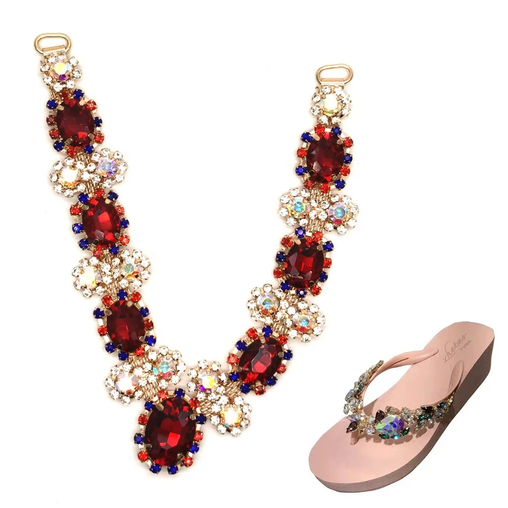 

Sparkling High Quality Ab Crystal Rhinestone Stone Chain Roll