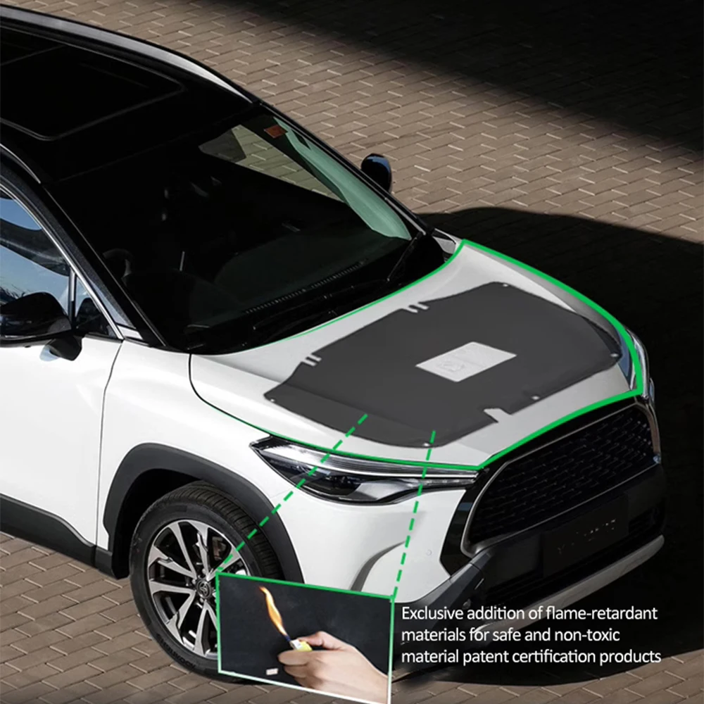 Крышка двигателя капота для Volkswagen VW Arteon CC R-Line 2019 ~ 2024 изоляционный вкладыш