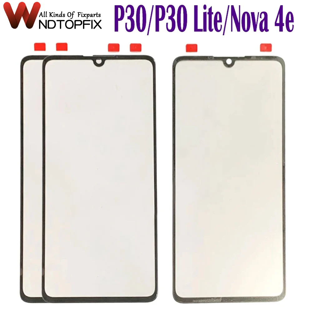 

Touch Screen Panel For Huawei P30 Front Outer Glass Lens Repair Replacement For Huawei P30 Lite Outer Glass Front Glass