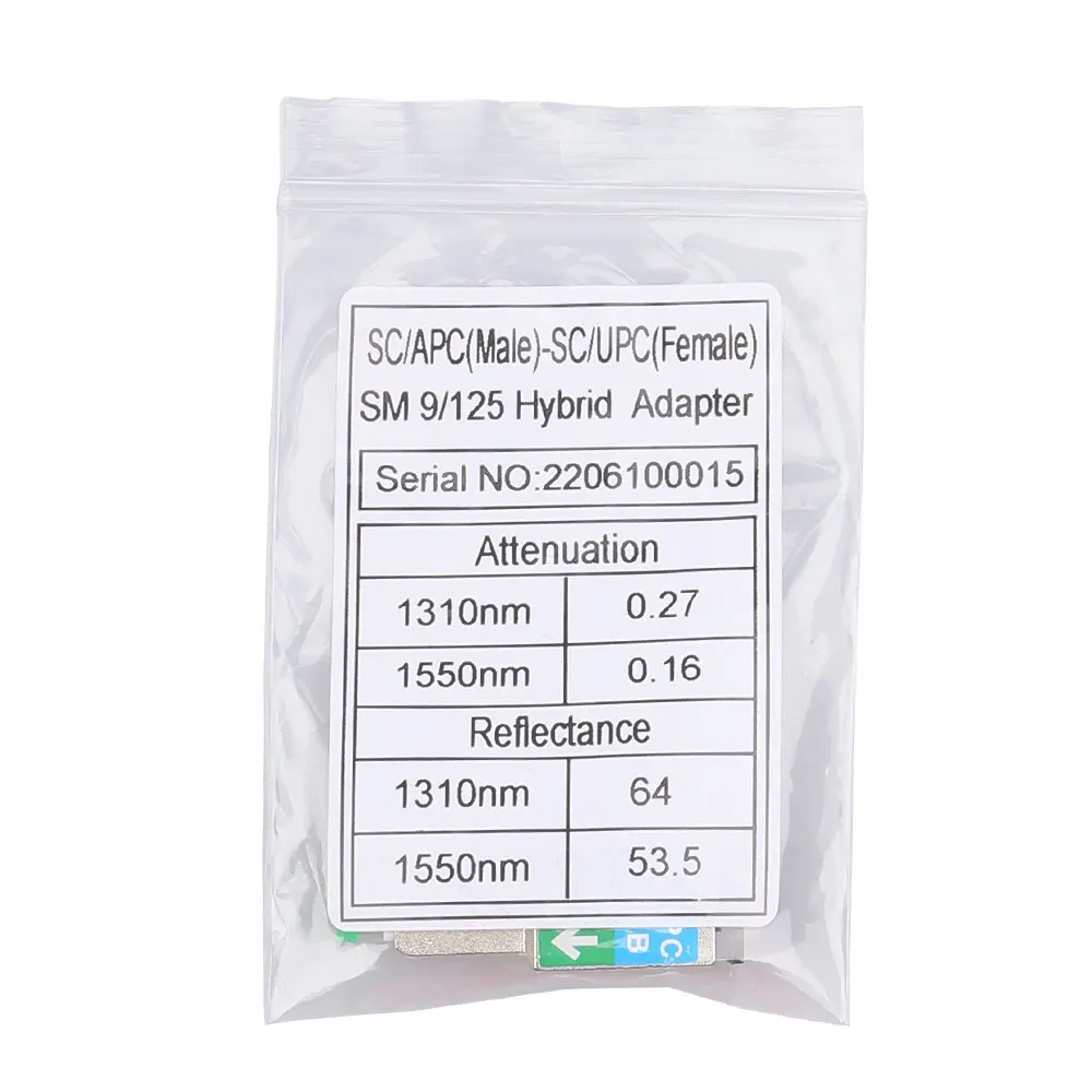 SC/UPC Male-SC/APC Female Fiber Hybrid Adapter 9/125 Singlemode  Fiber Equiment Connector Fiber Optical Converter OPM VFL Adapte