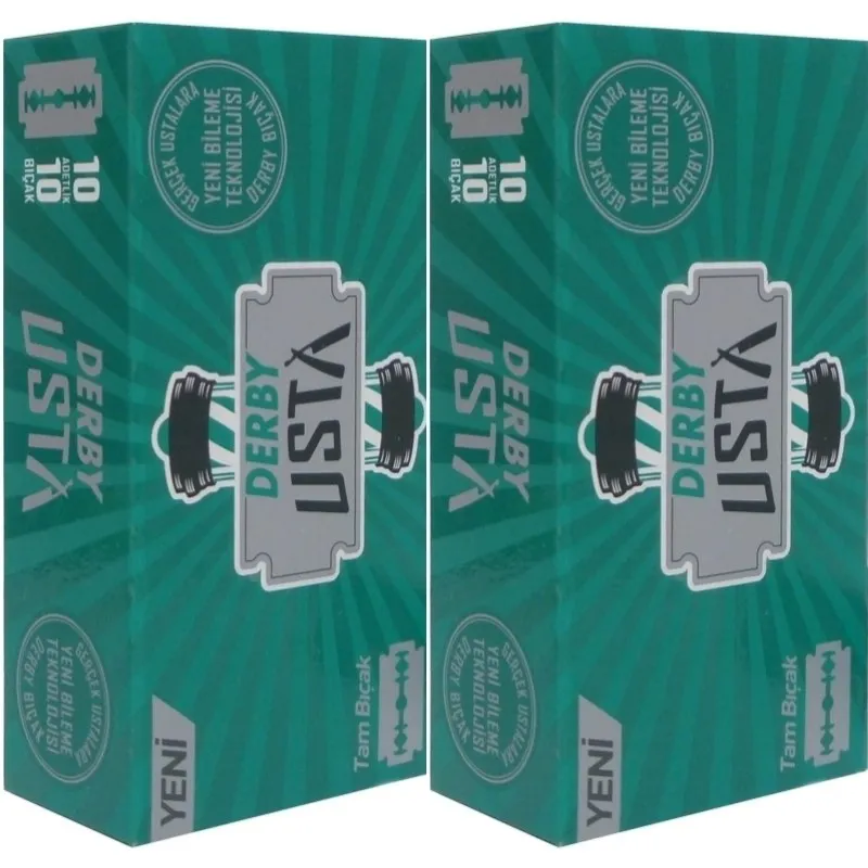 Derby Usta Double Edge Razor Blades 2 Pack 200 Pcs
