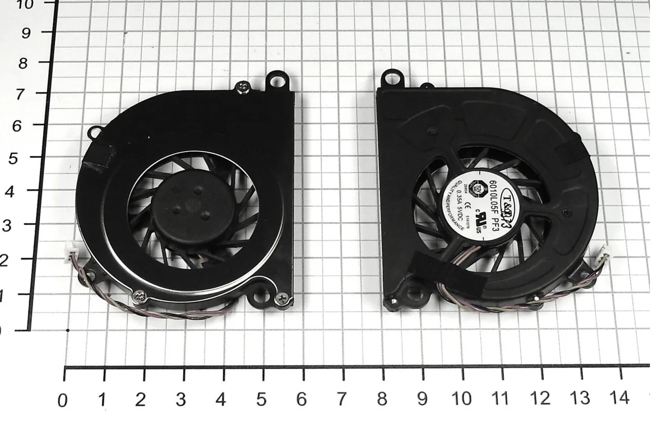 Вентилятор (кулер) для MSI 13.V1.B3708.F.GN (3-pin)
