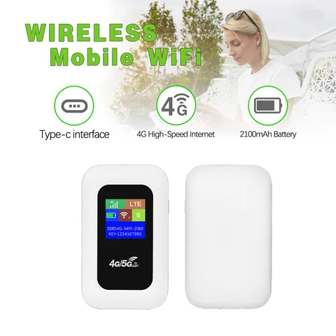 Мобильный WiFi-маршрутизатор 4G LTE со слотом для SIM-карты, беспроводной маршрутизатор-ретранслятор 150 Мбит/с, Беспроводной Wifi-модем для домашнего офиса, кемпинга на колесах