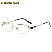 women eyeglasses optical half rim elegant style fashion prescription glasses frame semi rimmed spectacles female eyewear