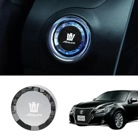 LUMIMAN Toyota Crown Athlete 210 220 Series Push Start Switch Crystal Engine Start Cover Крышка кнопки запуска Крышка внутренних