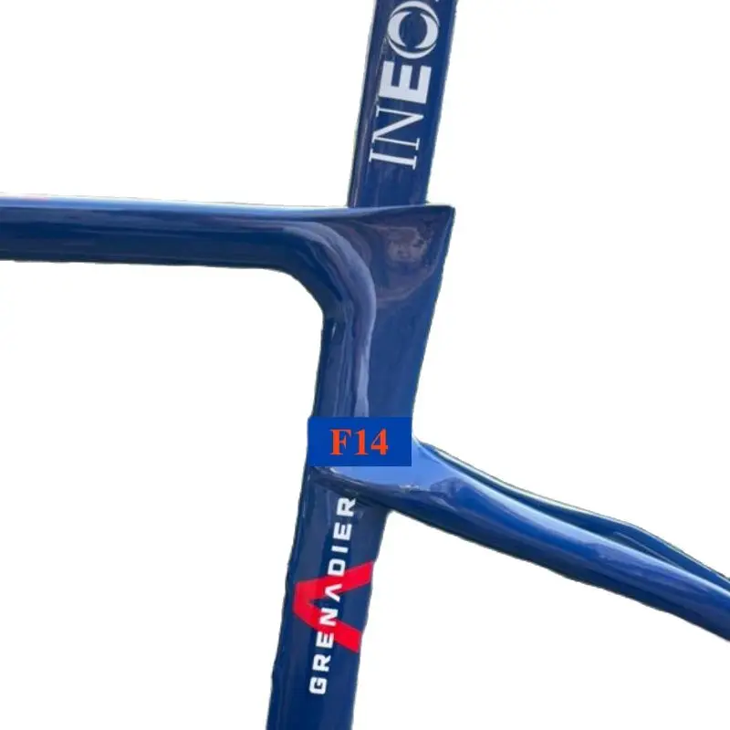 

2023 Blue F14/F Carbon Road Bike Frame Rim/Disk Brake Bicycle Racing Frameset Bike Frame Made in Taiwan