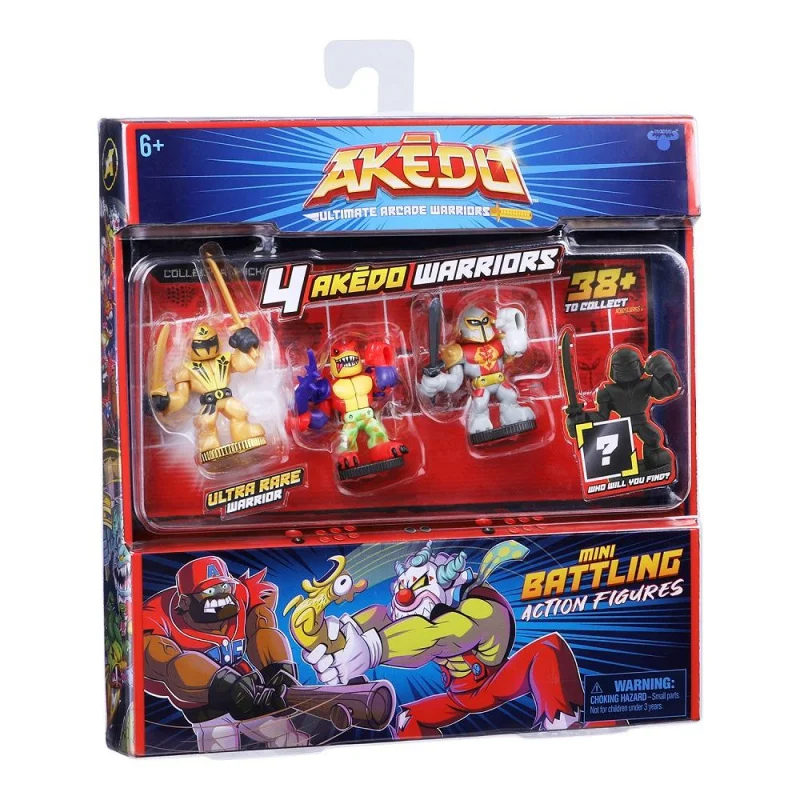 Фото Второй коллекционный игровой набор Акедо 4 фигурки, Akedo №2