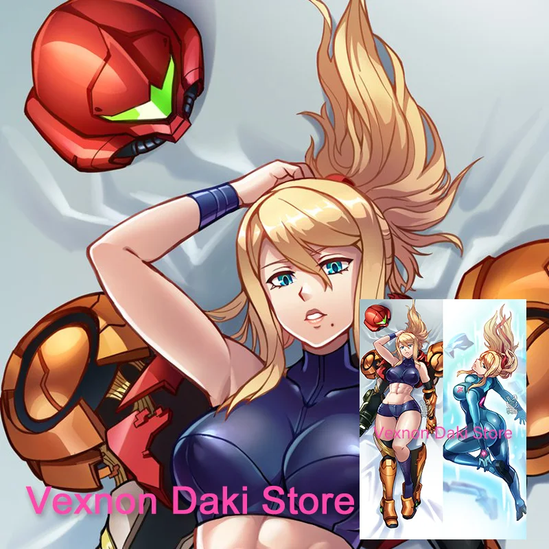 Наволочка Dakimakura Samus Aran двухсторонняя полиэстер/хлопок