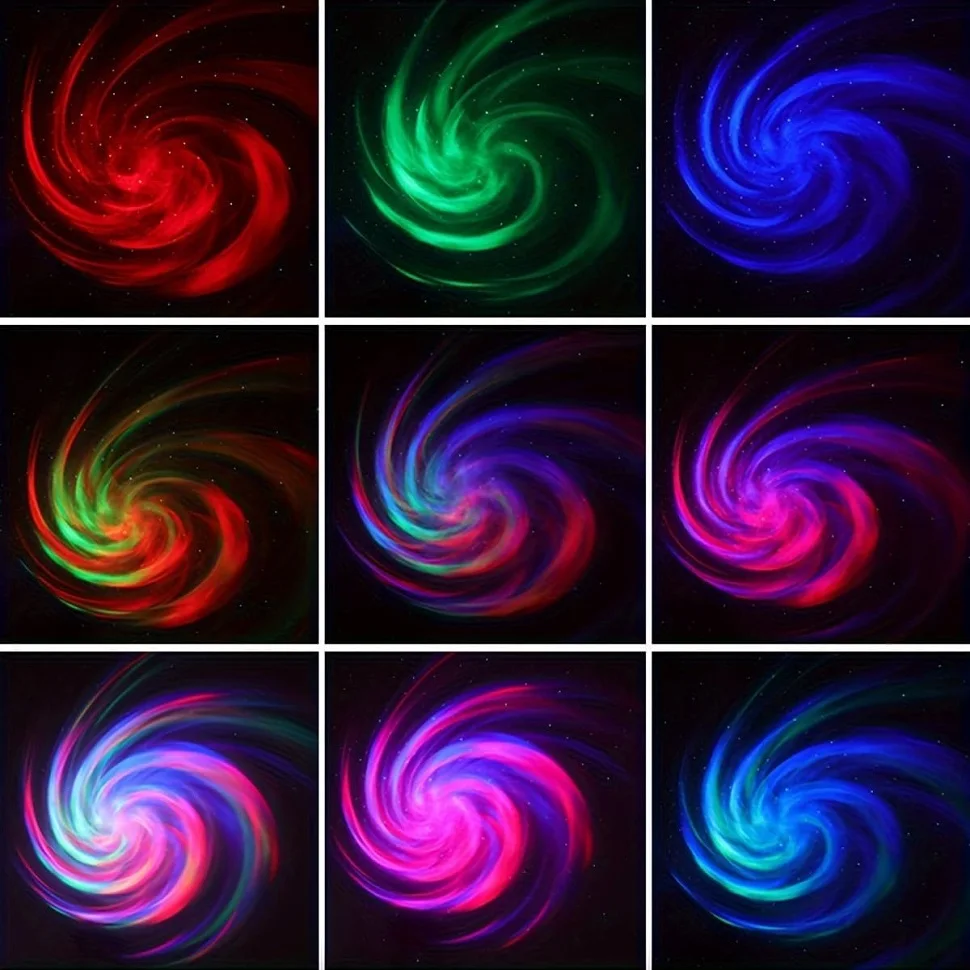 Фото Светодиодный Проектор Galaxy, Ночник, Красочная Проекция Неба Для Спальни, Украшения Детской Комнаты №3