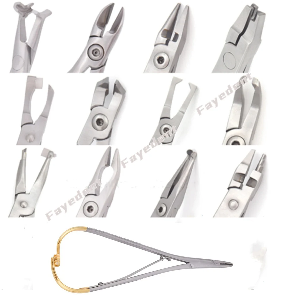 

1Pc Dental Forceps Orthodontic Forming Pliers Heavy Duty Hard Wire Cutter Plier Dentist Tools Dentistry Lab Instrument