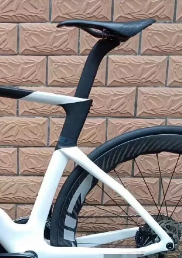 

2023 top sale 1k T1000 bicycle carbon frame white black F14 road bike frame +0mm seatpost+fork+seatpost+handlebar bike frame