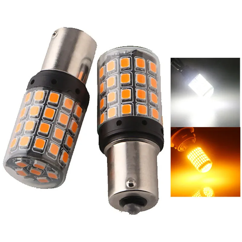 

2x 1156 BA15S P21W BAU15S PY21W 1157 P21/5W BAY15D LED Bulbs 2835 54smd Led CanBus Lamp for Turn Signal Light Reverse Tail Light
