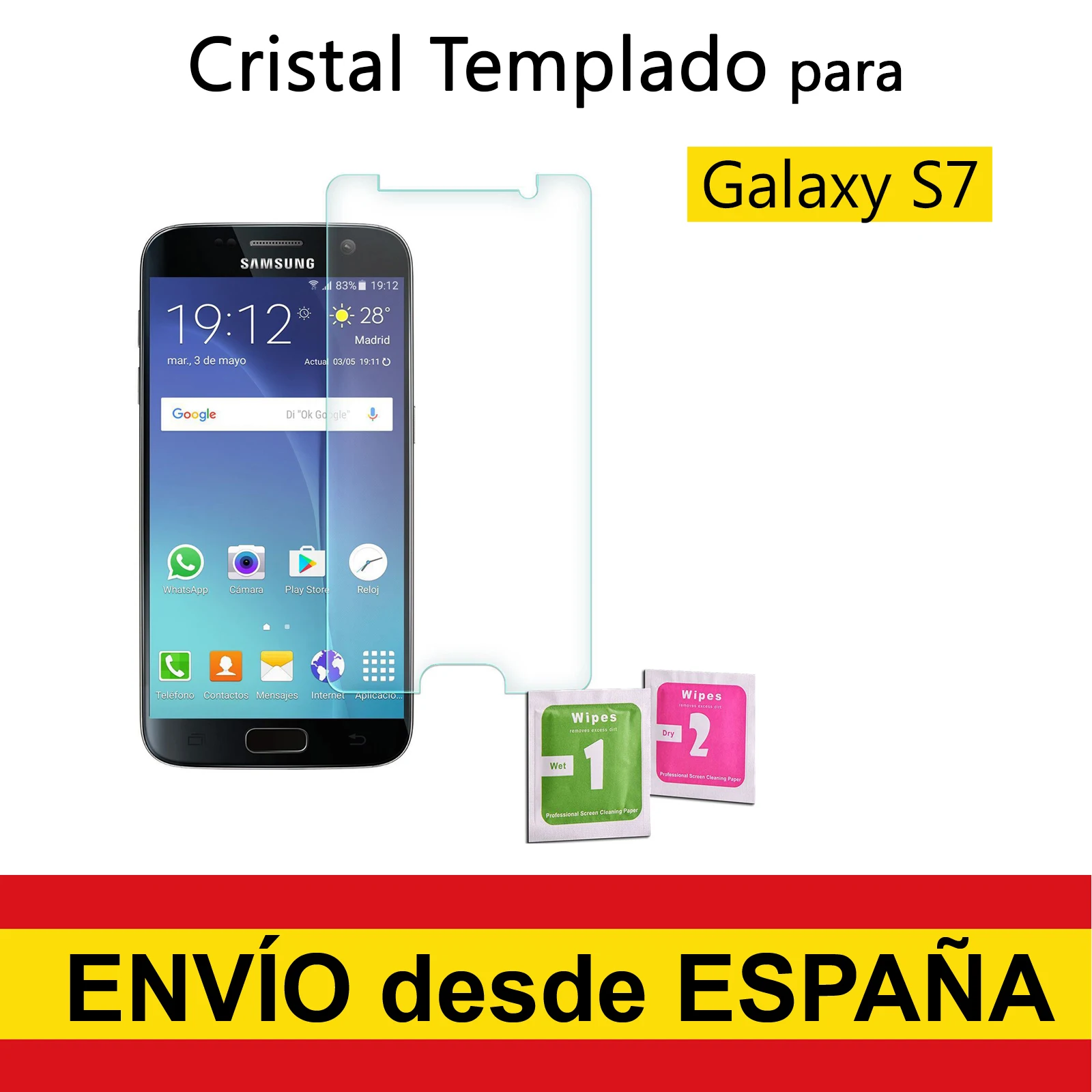 Закаленное стекло для защиты экрана SAMSUNG GALAXY S7 9H 0 33 мм Премиум-качества - купить по