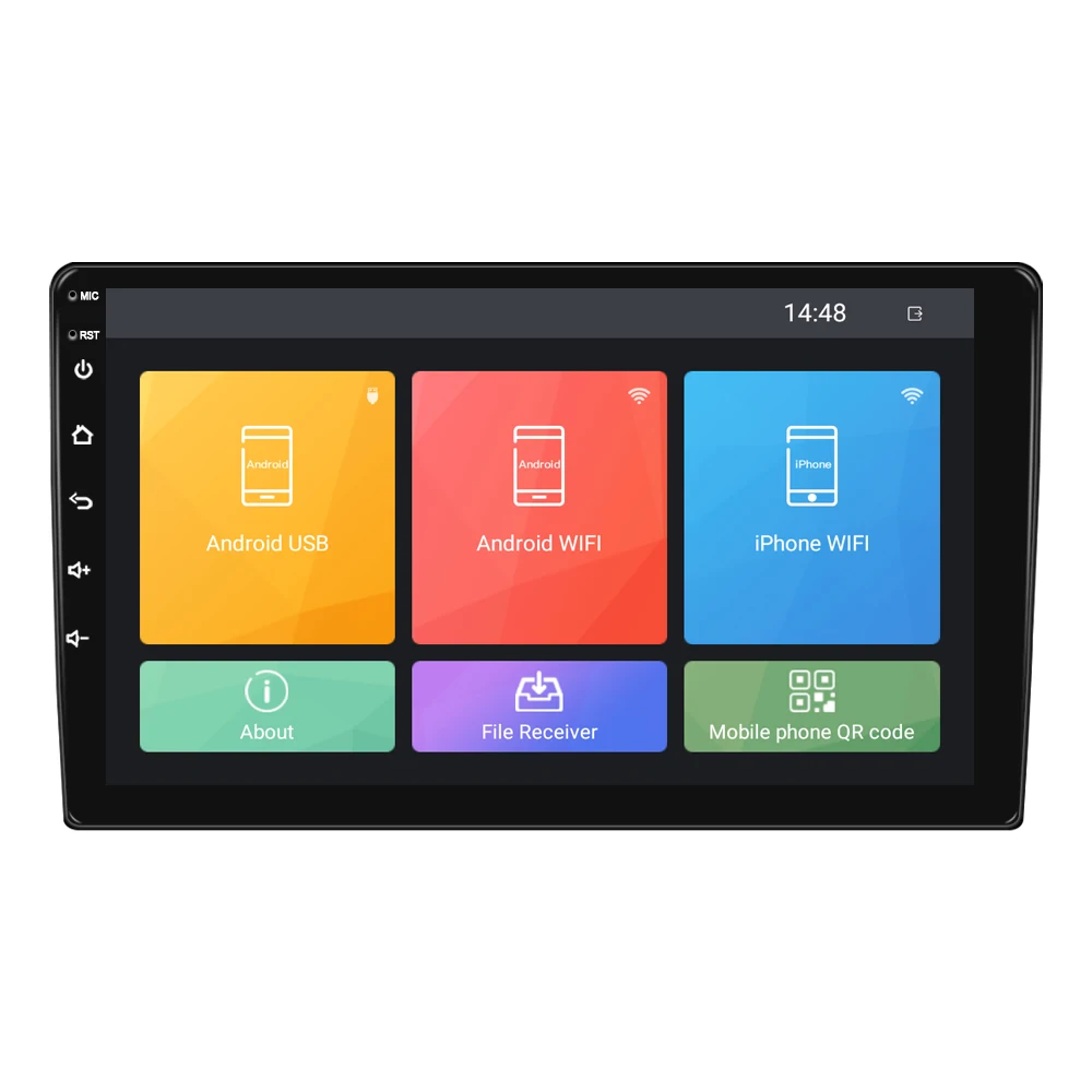 Универсальная автомобильная стерео-система 7 дюймов 9 10 1 Android 12 навигация Wi-Fi Bluetooth